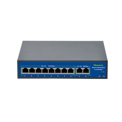 8POE+2GE 250m Long Distance POE Switch (Built-in)