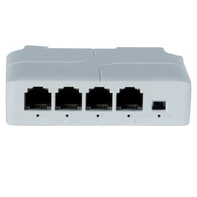 Active 100Mbps 4 Port PoE Extender