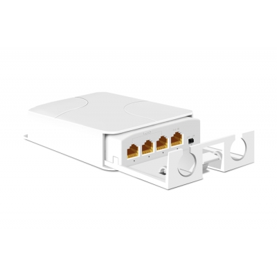 Active 1000Mbps 4 Port Waterproof PoE Extender