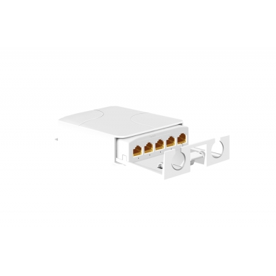 Active 1000Mbps 5 Port Waterproof PoE Extender