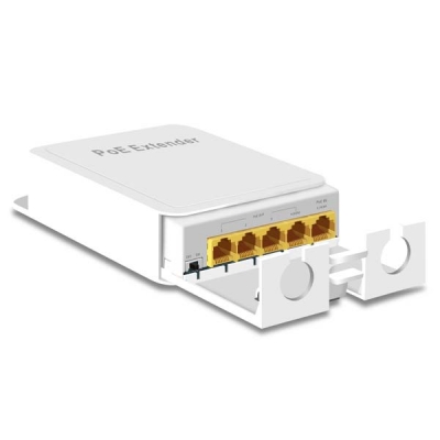 Active 1000Mbps 5 Port Waterproof PoE Extender