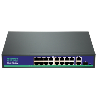 Active 16+2GE+1SFP PoE Switch