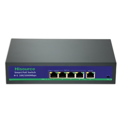 Active 4+1 Full Gigabit AI PoE Switch